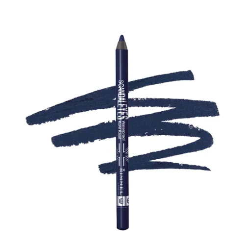 Vista 7 de Rimmel London Scandaleyes Delineador de Ojos en Lápiz de Gel Impermeable, de Larga Duración, Ultra Suave, a Prueba de Manchas, 001, Negro, 0.04 oz
