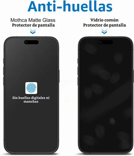 Vista 4 de Mothca Paquete de 2 protectores de pantalla de vidrio mate para iPhone Air / 17 Air [6.5 pulgadas] + Paquete de 2 protectores de lente de cámara