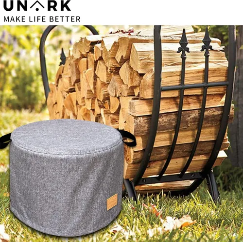 Vista 2 de Cubierta redonda para hoguera UNARK para Ranger de 15 pulgadas, accesorio impermeable para Ranger de 15 pulgadas, accesorio impermeable