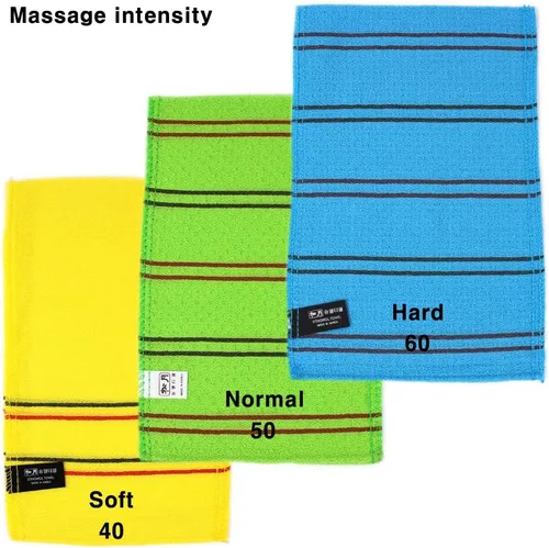 Vista 4 de SongWol - Paquete de 10 toallas de baño exfoliantes para baño y ducha, de piel coreana, grandes, ropa de lavado para exfoliantes, hechas en Corea