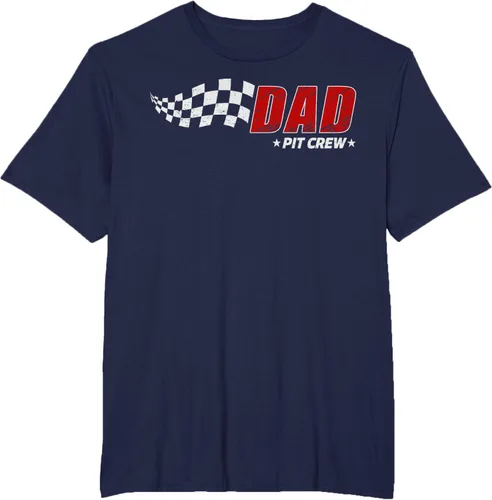 Vista 65 de Dad Pit Crew Race Car Birthday Family Matching Pit Crew Camiseta Pit Crew