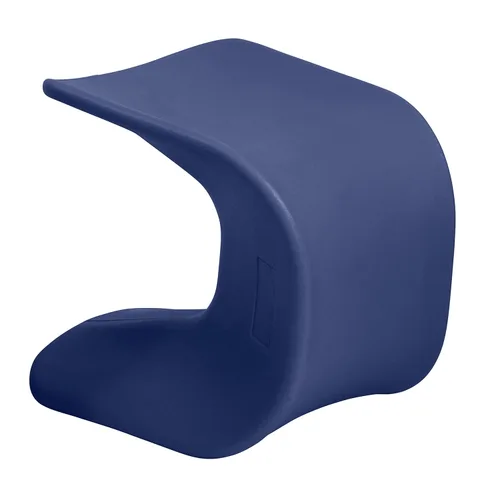 Vista 12 de ECR4Kids Wave Seat, 18in - 19.6in Altura del asiento, Taburete de percha, Cian