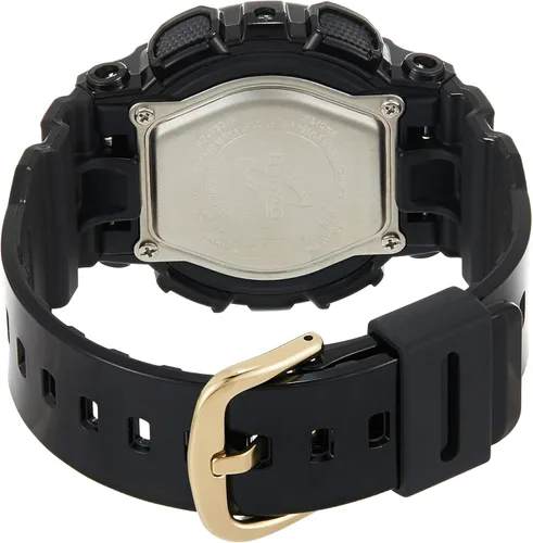 Vista 2 de Casio BA-1101ACR Reloj dorado de cuarzo de mujer con display digital-analógico y correa de resina