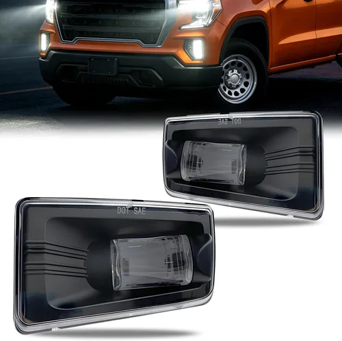 Vista 66 de Shocklight Luces antiniebla LED de repuesto para Dodge Ram 1500 2009-2012, Dodge Ram 2500 3500 2010-2018 Lámparas antiniebla izquierda y derecha