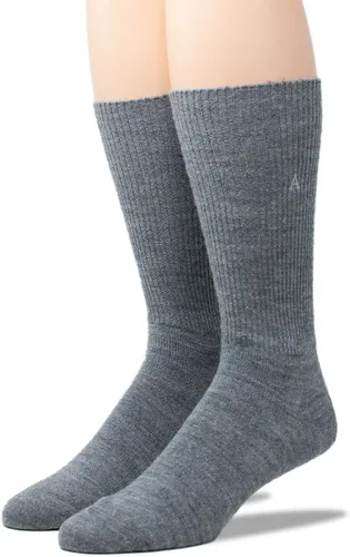 Vista 6 de WARRIOR ALPACA SOCKS - Calcetines de vestir premium de lana de alpaca bebé para hombres y mujeres Negro