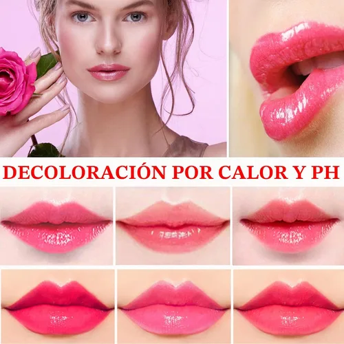 Vista 5 de Paquete de 3 lápices labiales de aloe vera, brillo labial mágico que cambia de color, bálsamo labial hidratante nutritivo de larga duración, juego