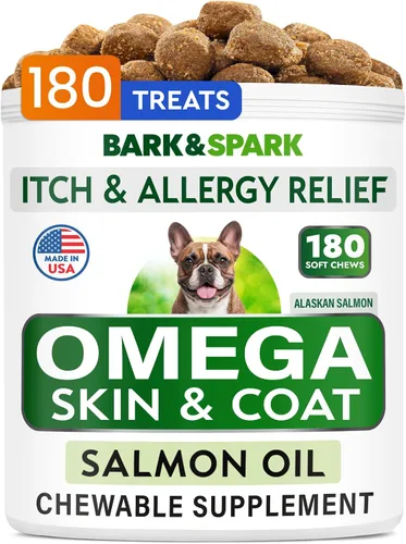 Vista 12 de BARK&SPARK Omega 3 + Aceite de pescado - Piel y pelaje, picazón y alergia