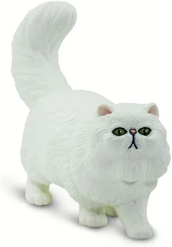 Vista 5 de Safari Ltd. Figura de gato persa – Figura realista de gato de 3 pulgadas – Juguete educativo para niños, niñas y niños a partir de 3 años