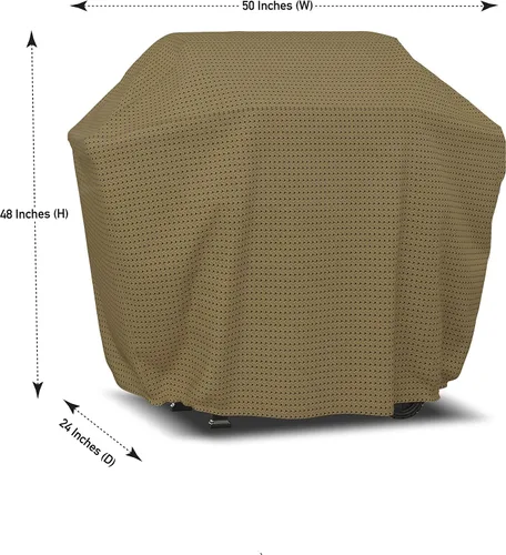 Vista 2 de Covers & all Funda para parrilla de barbacoa con elástico, 160 GSM Duro Pro tela transpirable no tejida, impermeable, resistente a los rayos UV