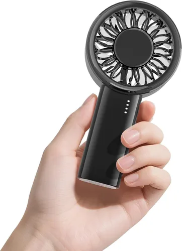 Vista 11 de HandFan Mini ventilador de mano, ventiladores pequeños de próxima generación portátil [8.5 horas de funcionamiento] con potente motor turbo de alta