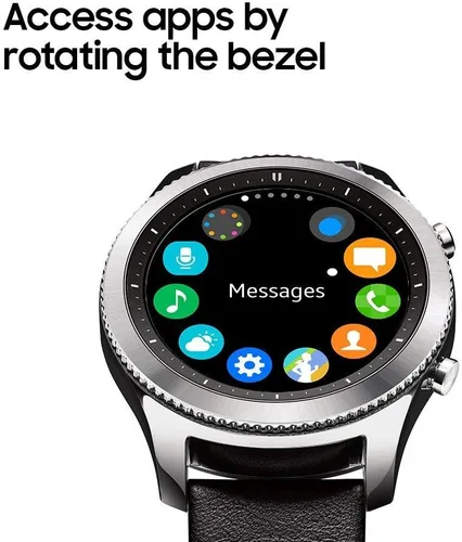 Vista 7 de Samsung Gear S3 Classic Smartwatch (Bluetooth), SM-R770NZSAXAR versión US con garantía (renovado)