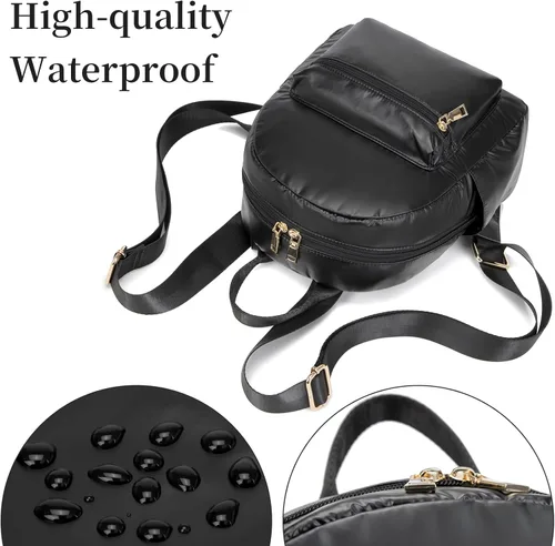 Vista 4 de seyfocnia Bolso tipo mochila para mujer, Negro -, Elegante