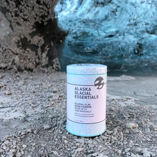 Vista 7 de Alaska - Máscara de arcilla mineral glacial en polvo para rostro y cuerpo Desintoxica, exfolia y rejuvenece la piel 100% puro limo glacial – sin