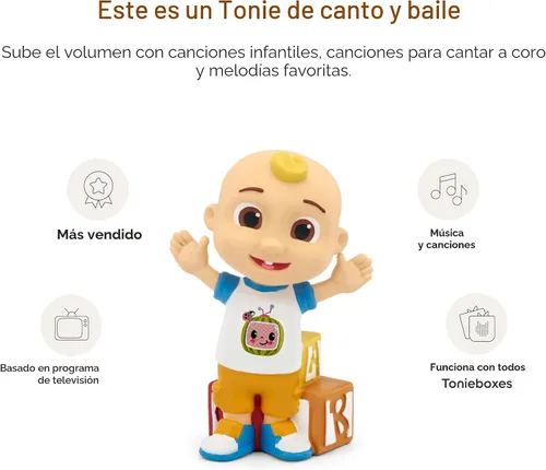 Vista 4 de Tonies CoComelon: Figura de juguete de audio JJ de Moonbug