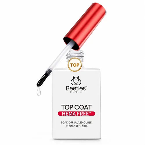 Vista 16 de Beetles - Juego de 3 capas de capa superior, gel base y pegamento de uñas 9 en 1, 0.5 onzas líquidas Capa base que no se limpia con efecto