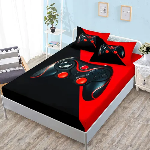Vista 16 de HOSIMA - Juego de ropa de cama con diseño de ajolote para decoración de dormitorio infantil, patrón de dibujos animados espaciales Kawaii, animales