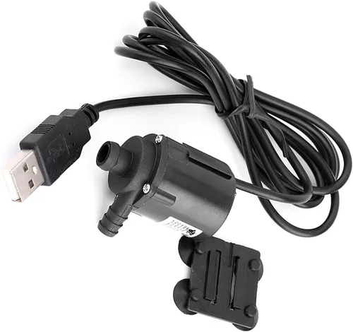 Vista 4 de 2PCS USB Micro Brushless Mini sumergible Micro Bomba de refrigeración por agua DC6V 0.6-1.8W 150LH