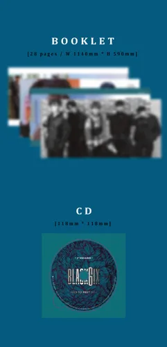 Vista 2 de Stone Music BLACK6IX - Nice to Meet You (2nd Mini Album) Album