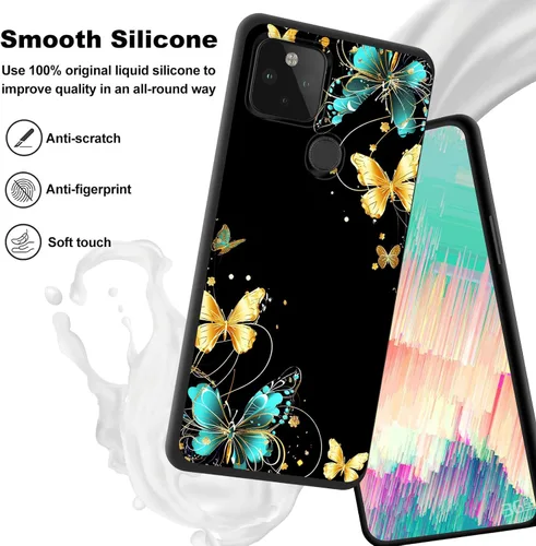 Vista 247 de Funda delgada para Google Pixel 4 XL, funda delgada de silicona de TPU suave a prueba de golpes para Google Pixel 4 XL, astronauta Galaxy