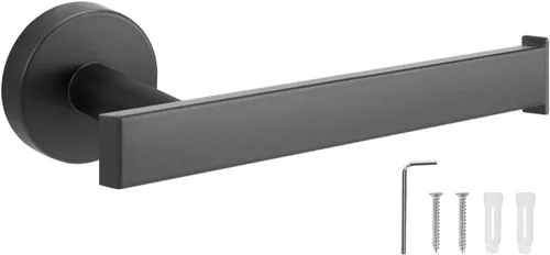 Vista 10 de NearMoon Soporte cuadrado de papel higiénico para baño, acero inoxidable SUS304 de alta calidad, montado en la pared, para baño, cocina, baño Níquel