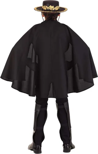 Vista 6 de Disfraz de Zorro de lujo para niños
