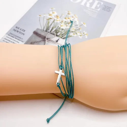 Vista 22 de Conjunto de pulseras de playa para hombres y mujeres, pulseras para hombres, pulseras bohemias hechas a mano, pulseras envolventes de joyería