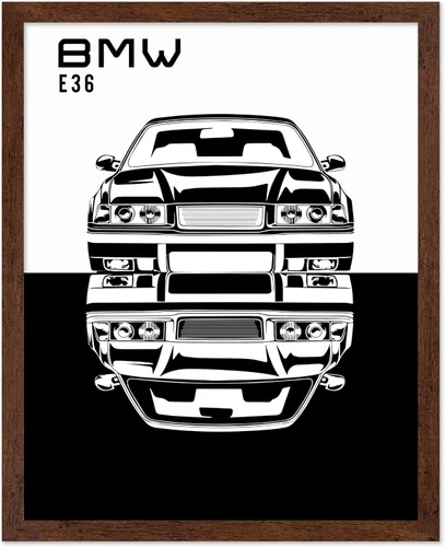 Vista 12 de Poster Master Póster de coche – Impresión clásica de coche – Arte de vehículo – Gran decoración de pared de garaje u oficina – 8 x 10 pulgadas