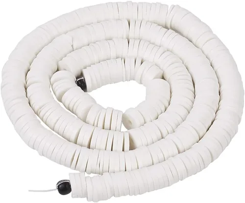 Vista 38 de Cheriswelry Kit de fabricación de pulseras de bricolaje con 7280 piezas de 30 colores de 0.236 in de disco plano redondo de arcilla polimérica