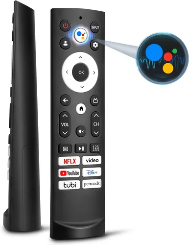 Vista 8 de Reemplazo de control remoto por voz para Hisense Smart Google TV, compatible con Hisense QLED UHD Mini-LED ULED Google TVs