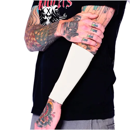 Vista 15 de Tat2X, manga para cubrir tatuajes Ink Armor Premium, manga para antebrazo de 9 pulgadas (manga simple)