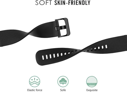 Vista 5 de Compatible con Garmin Venu 2, correa de repuesto de silicona de liberación rápida de 0.866 pulgadas de ancho para Garmin Venu 2/Garmin Vivoactive