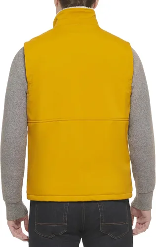 Vista 4 de Tommy Hilfiger Chaleco con forro Sherpa para hombre, Multi