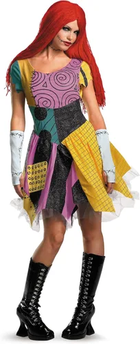 Vista 4 de Disfraz de Sally Fab, disfraz oficial de Disney The Nightmare Before Christmas para adultos