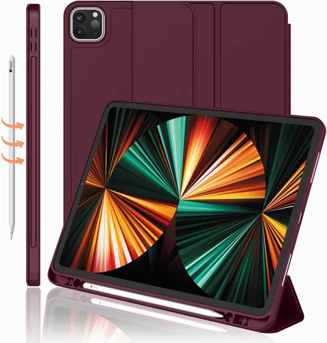 Vista 22 de Funda para iPad Pro de 12.9 pulgadas 2022/2021/2020 (6ª/5ª/4ª generación) con soporte para lápiz