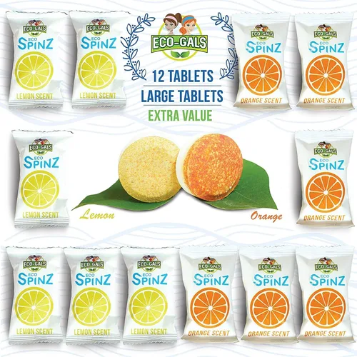 Vista 5 de Paquete de Eco-Gals Eco Spinz limpiador de eliminación para cocina y eliminación más imán de lavavajillas Eco-Gals para ayudar con la organización