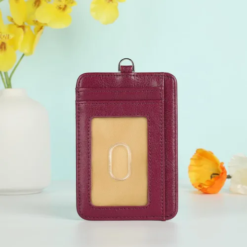 Vista 2 de Lavemi Slim RFID Blocking Card Holder Minimalist Leather Front Pocket Wallet for Women