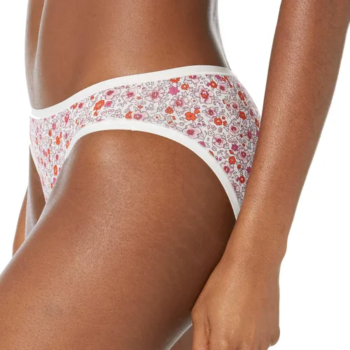 Vista 4 de Tienda Essentials - Calzones de algodón estilo bikini para mujer, paquete múltiple (disponibles en tallas extragrandes)