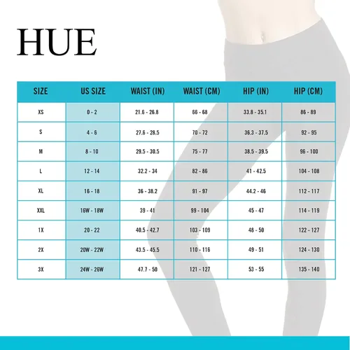Vista 4 de Hue Ultra de la mujer Leggings Cintura Ancha