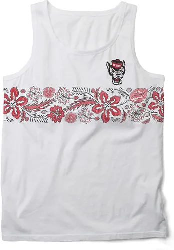Vista 43 de Wes and Willy Camiseta sin mangas floral para hombre