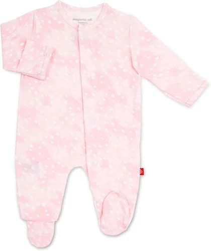 Vista 38 de Magnético Me Pijamas con piecitos de modal suave para bebé con cierre magnético rápido Pijama para niños y niñas, recién nacido a 24 meses