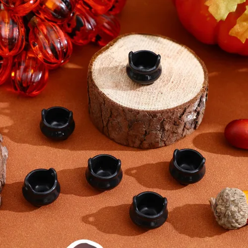 Vista 7 de TOYANDONA 24pcs Micro Paisaje Muñeca Decoración Casa Mini Dollhouse Mini Caldero Micro Set Miniatura Muebles de Casa de Muñecas Mini Caldero Tazas