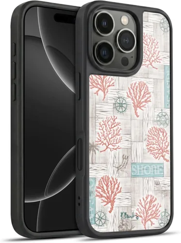 Vista 134 de Head Case Designs Officially Licensed Paul Brent Agate Mermaid Coastal Gel Armor Case [Military Grade Drop Protection] Compatible with Apple iPhone