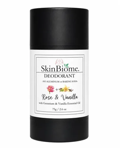 Vista 7 de SkinBiome Desodorante de magnesio natural 2.6 oz Bergamota & Rose