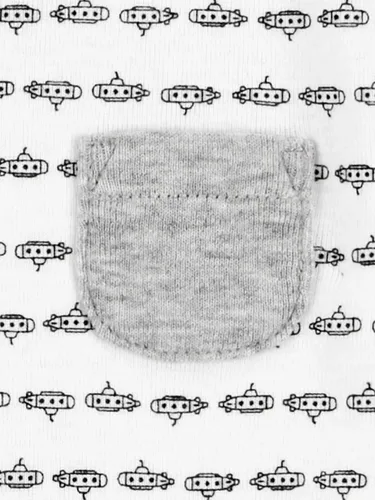 Vista 4 de Simple Joys by Carter's - Bodis de manga corta para bebé, paquete de 6