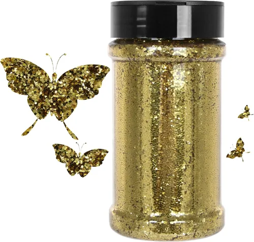 Vista 25 de Purpurina negra ultrafina, 16 onzas (1 libra), purpurina fina para manualidades de resina, uñas, vasos, slime, cosméticos y decoración de festivales