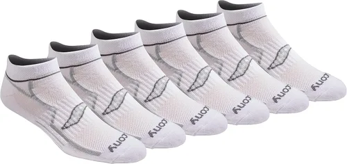 Vista 14 de Saucony Calcetines invisibles Rundry Bolt Performance para hombre, disponibles en tallas M-XXL (6, 12, 18 pares)