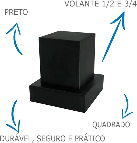 Vista 3 de Kit Com 4 Acabamento Quadrado Registro 1