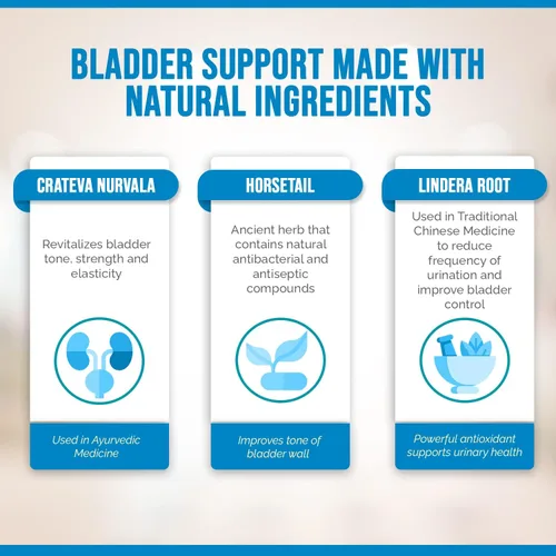 Vista 6 de Better Bladder Suplemento de control para mujeres y hombres – Suplemento de apoyo de la vejiga para ayudar a reducir fugas urinarias, frecuencia