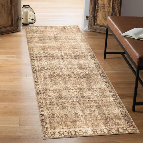 Vista 55 de Keen Home Design - Tapete lavable a máquina con respaldo antideslizante, para entrada, cocina, baño, lavandería, vintage de pelo orto y duradero