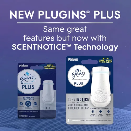 Vista 3 de Glade PlugIn Plus - Calentador de ambientador, capacidad para recambio de aceite perfumado, 1 unidad